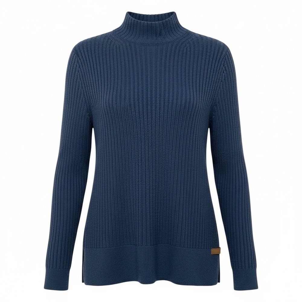 gollehaug thick,  ribbed, 50% Merino wool, 50% polyester, long sleeve swe…